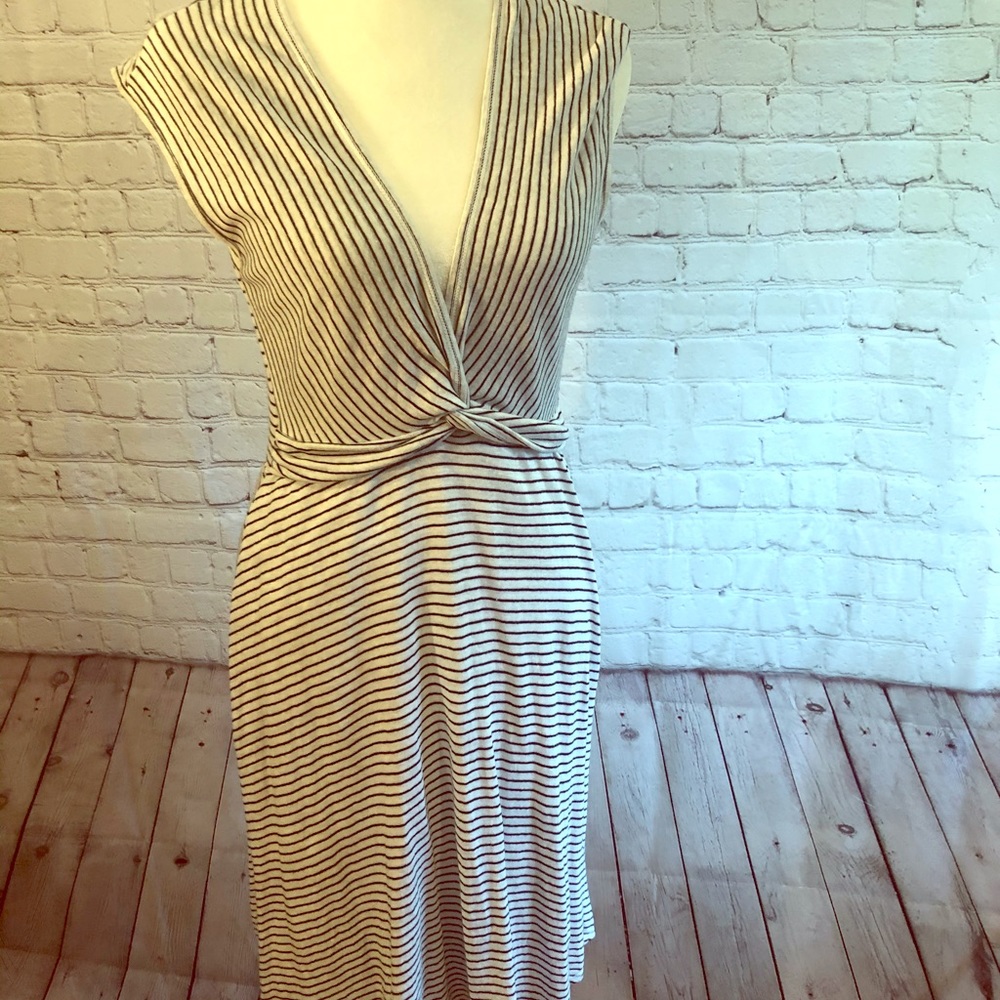 Cute black and white stripped dress-